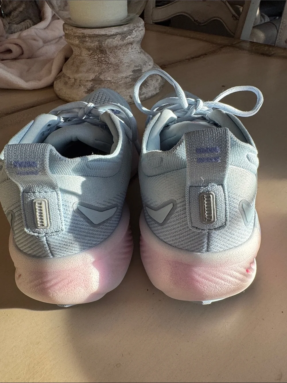 Brooks Women's Pale Blue Running Shoes with Lilac Details